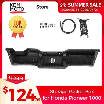 

Under Dash Storage Pocket Box Black for Honda Pioneer 1000 3P 2016-2020 2017 2018 2019 08L71-HL4-F00