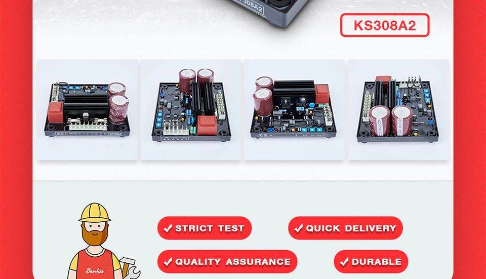 KF308A2 регулятор напряжения 380v 220v стабилизатор переменного тока части генератора KANGFU