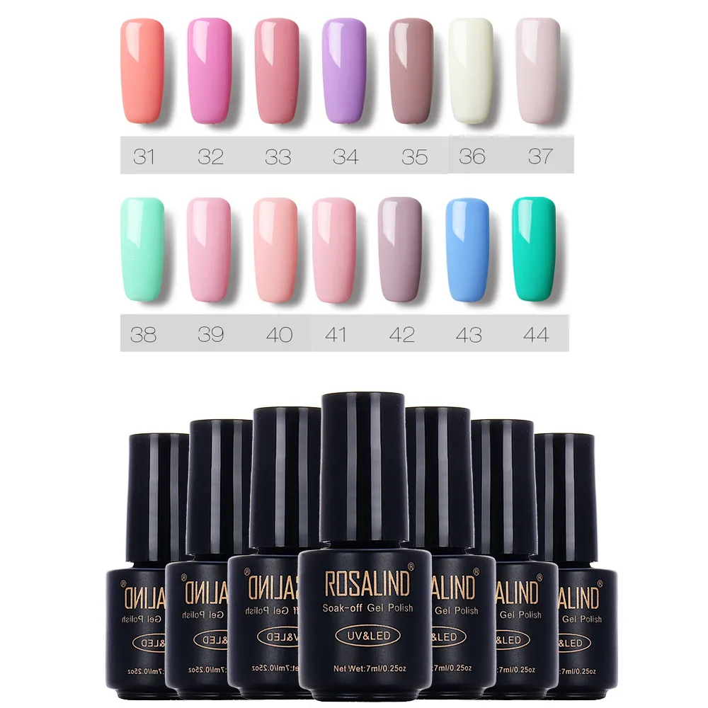 

ROSALIND 7ML Chameleo Nail Polish Nail Art Nail Gel Polish UV LED Gel Polish esmaltes permanentes de uv y led