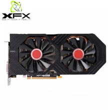 XFX Radeon RX580 4 Гб GDDR5 Графика карты AMD GPU RX 580 4GB компьютерных игр видеокарта настольный Gamer видеоигры карты б/у видеокарт