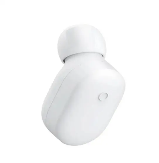 white Xiaomi Mini In-Ear Bluetooth-наушник на одно ухо беспроводной Сверхлегкий IPX4 водонепроницаемый наушник с магнитной зарядкой - Цвет: white