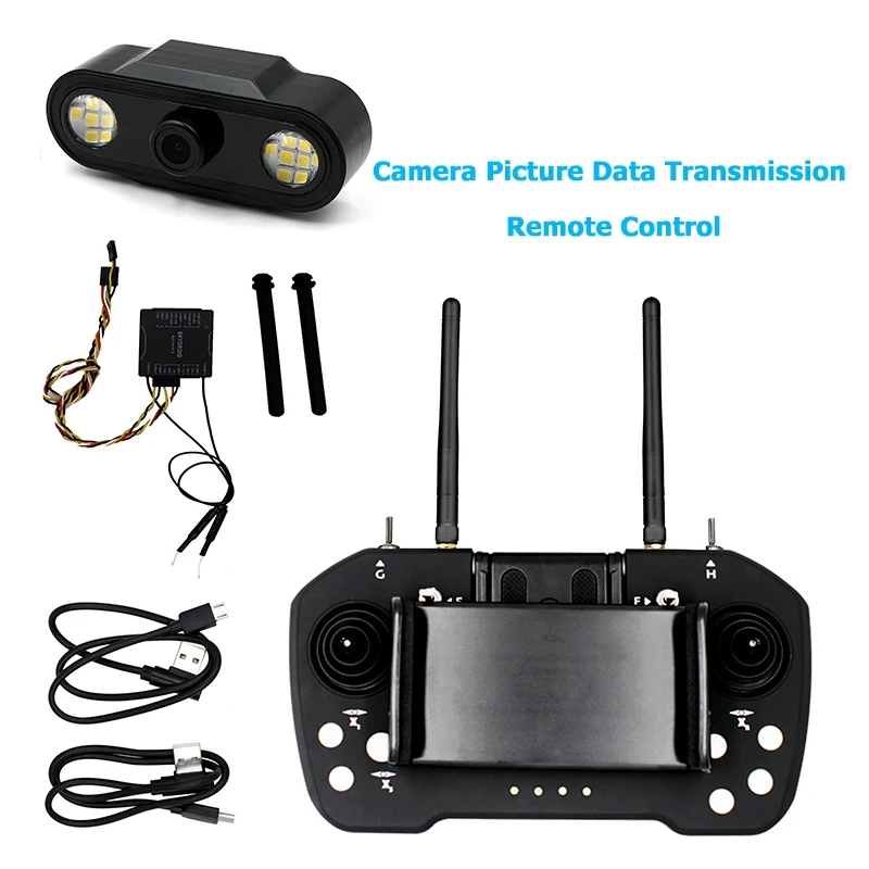 

Skydroid T12 Remote Control Three-Body Camera 20Km Digital Map Transmission Remote Control Camera Four-In-One(Model1 Right-Hand