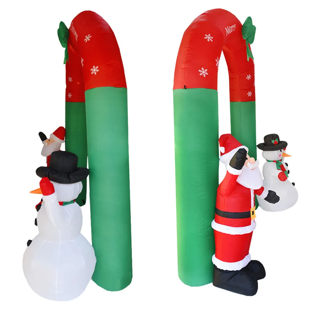 Подарки, вечерние, праздничные события, гигантский надувной джиттер, светодиодный, с подсветкой, Рождественский Снеговик, потрясающие игрушки, Санта-Клаус, Рождество