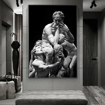 

Sculpture of David Canvas Paintings on The Wall Art Posters and Prints Nordic Art Wall Decorative Canvas Picture for Living Room