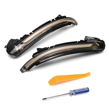 

Car LED Dynamic Turn Signal Light Rearview Side Mirror Light Indicator Blinker for A6 RS6 4G C7 7.5 2012 2013 2014 2015 201