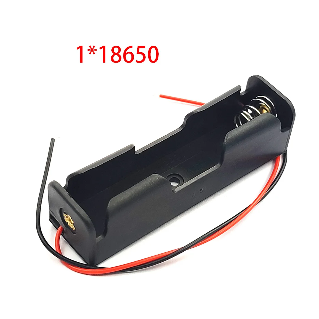 5x Black Battery Storage Box Case Holder for 3.7V 18650x1 BatterieZ8 