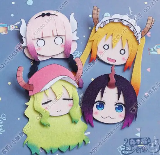 Anime Kanna Kamui Figure 4915 Badges Nonwoven Fabric Button Brooch Pin Gifts Kids Toy | Игрушки и хобби