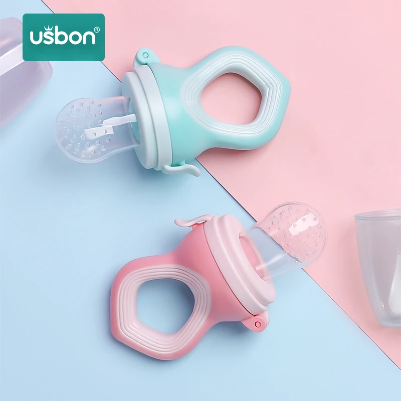 

Usbon Baby Pacifier Fresh Food Feeder Nipple Soother Toddler Kids Fruits Supplies Pacifier Bottles Safe Feeding Adult Pacifier