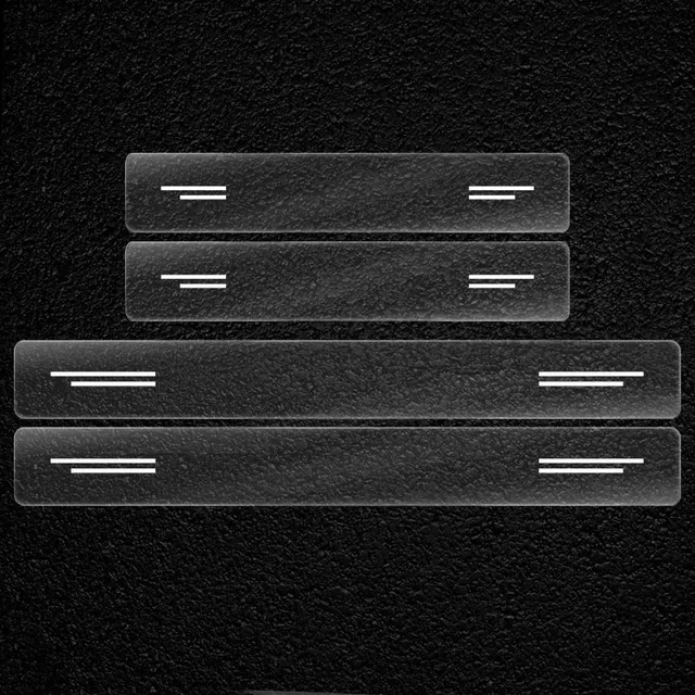 4Pcs Car Threshold Transparent Protective Film Sticker For BMW M E34 E36 E60 E90 E46 E39 E70 F10 F20 F30 X5 X6 X1 M3 M5 M6 F01 Transparent