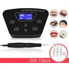 Professional Eyebrow Tattoo Machine Pen For Permanent Make Up Eyebrows Microblading Makeup DIY Kit With Tattoo Needle