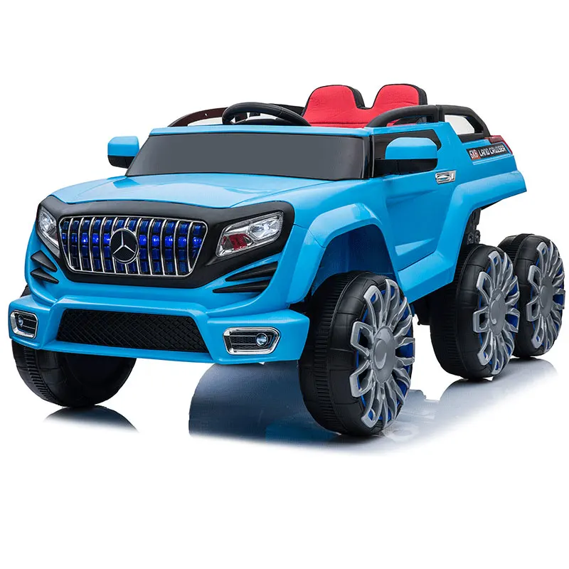 Электрический автомобиль для детей автомобили детские электрические езды на автомобиле Электрические для детей Дистанционное управление игрушки для катания детские машинки 6 колес - Цвет: Model 1 blue