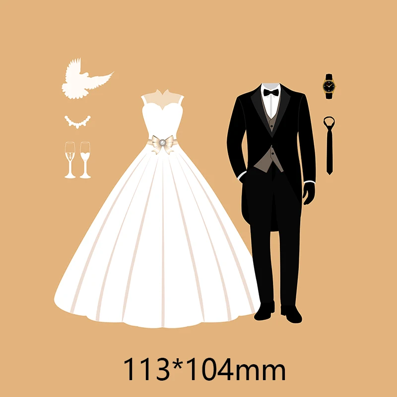 

metal steel clothing Craft Card Cutting Dies Scrapbooking Stencils For DIY Photo Album Card Decoration Embossing paper cards