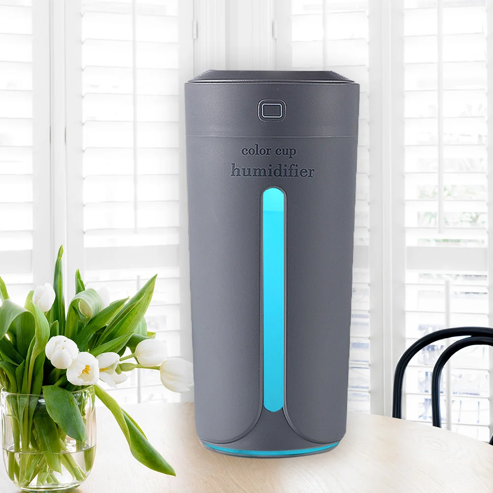 

Ultrasonic Air Humidifier Essential Oil Diffuser With 7 Color Lights Electric Aromatherapy USB Humidifier Car Aroma Diffuser