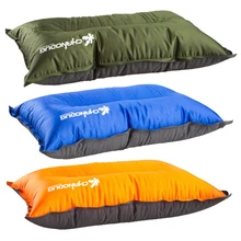 Автоматическая надувная подушка безопасности, портативная мягкая Шейная Подушка, спинка с карманом для хранения, для улицы, для путешествий, для дома, офиса