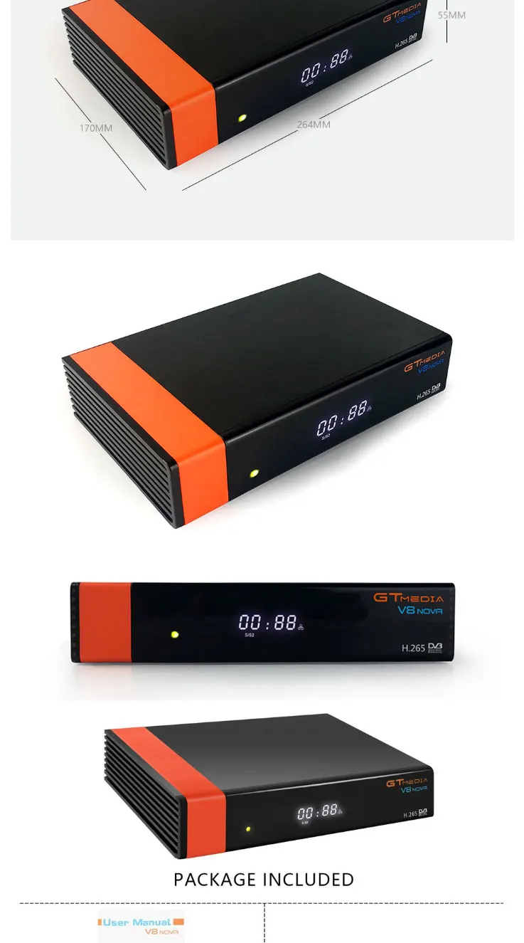 GTMedia V8 Nova HD 1080p версия спутниковый ресивер DVB-S2 встроенный Wifi ТВ Receiptor 2 года Европа сервер Freesat Испания ТВ приставка