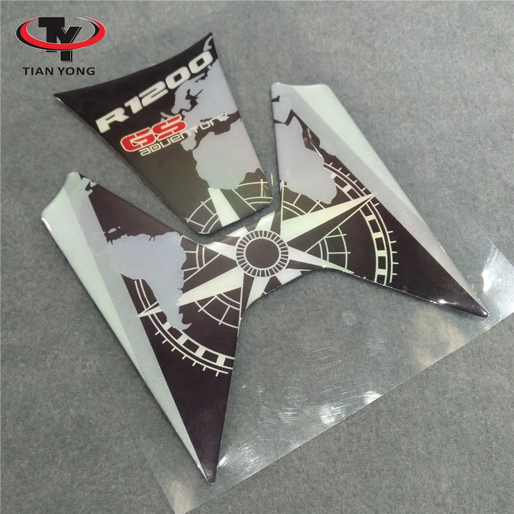 Мотоциклетная резиновая наклейка для BMW R1200GS R1200 GS R 1200 3 цвета|Наклейки и стикеры| |