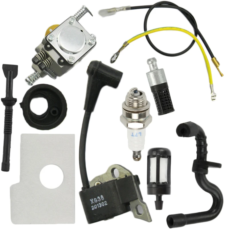 Карбюратор Carb для бензопилы STIHL 017 И 018 MS170 и MS180 катушка зажигания с проводами