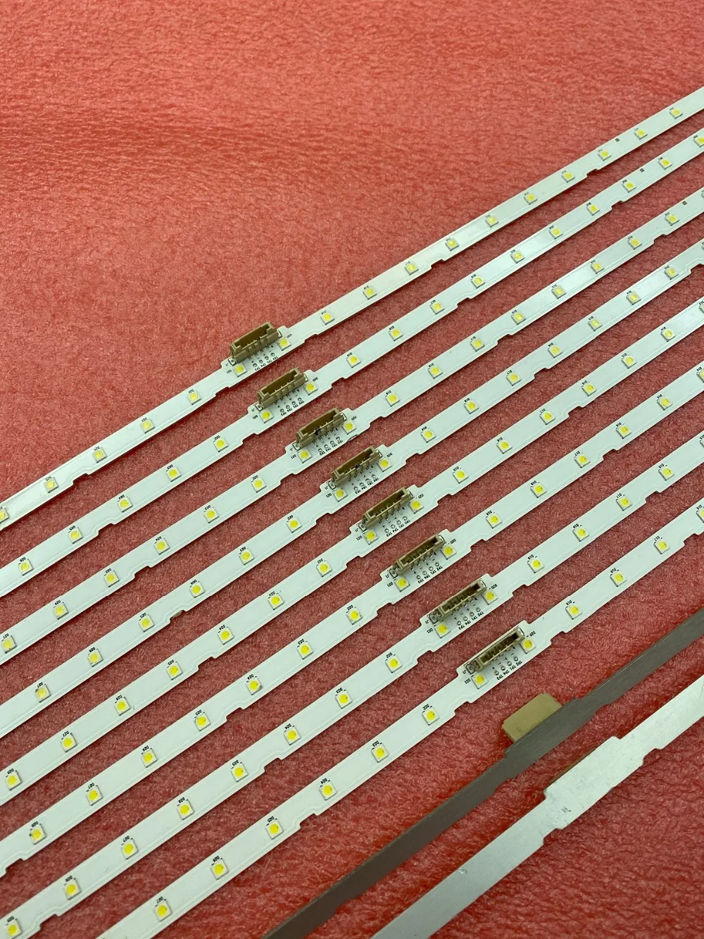 New 2 PCS 40LED LED Backlight strip for Samusng UN55NU7300F UE55NU7105 LM41-00566A AOT_55_NU7300_NU7100 55NU710C 45193A