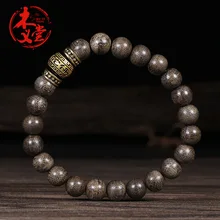 Натуральный старый материал Бруней, Chenxiang деревянные бусины Будды, ручная струна 8 мм, мужские и женские верности