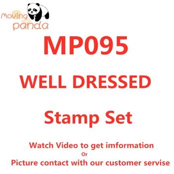

MP095 WELL DRESSED Metal Cutting Dies and Stamps for DIY Scrapbooking Photo Album Decorative Embossing Paper Card Crafts Die Cut