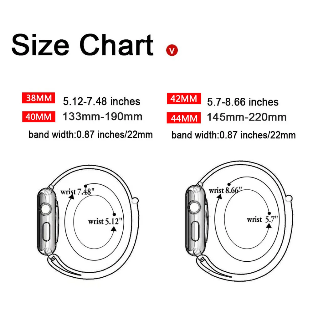 Ремешок для часов Apple Watch 38 мм 42 мм нейлоновый мягкий дышащий сменный ремешок для iWatch Band 40 мм 44 мм спортивная серия 5 4 3 2 1