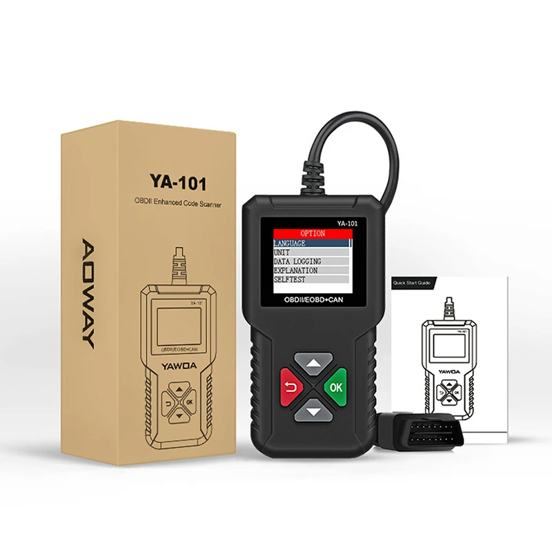 YA101 OBD2/EOBD считыватель кодов USB бесплатное обновление Авто OBD2 сканер инструмент Поддержка Графика Datastream PK Cr319 AD310 Elm327 CR300 | Автомобили и мотоциклы | АлиЭкспресс