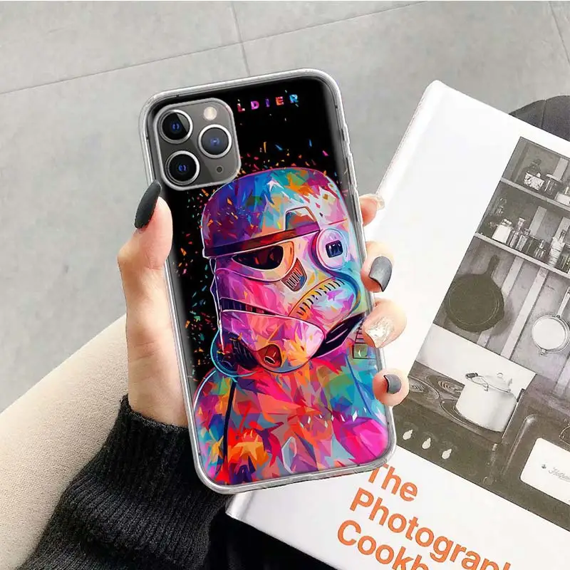 Крутой чехол с принтом из "Звездных Войн" для Apple iphone 11 Pro XS Max XR X 7 8 6 6S Plus 5 5S SE 10 десять Подарочный силиконовый чехол для телефона - Цвет: TR052-2