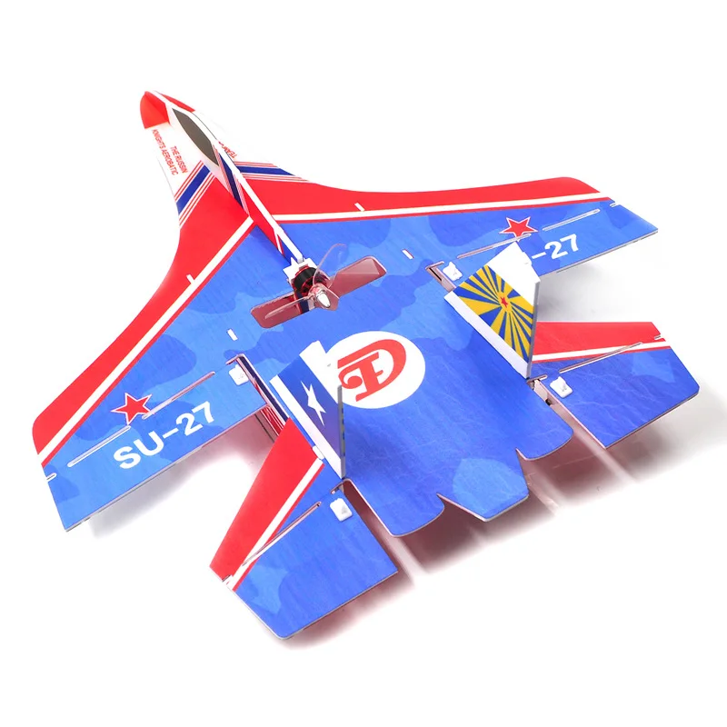 Мини SU27 KT 400 мм размах крыльев RC Самолет готов к полету DIY трюк фиксированное крыло военный истребитель с батареей дистанционное управление Mo