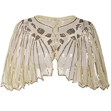 ; летнее Новое поступление; женская свадебная накидка с бисером; цвет бежевый, синий, золотой, черный; накидка-болеро; шаль