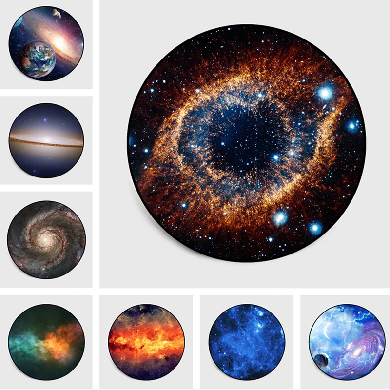 

Beautiful 3D planet Carpet space universe cosmic galaxy rug moon baby livingroom children bedroom round carpet parlor floor mat