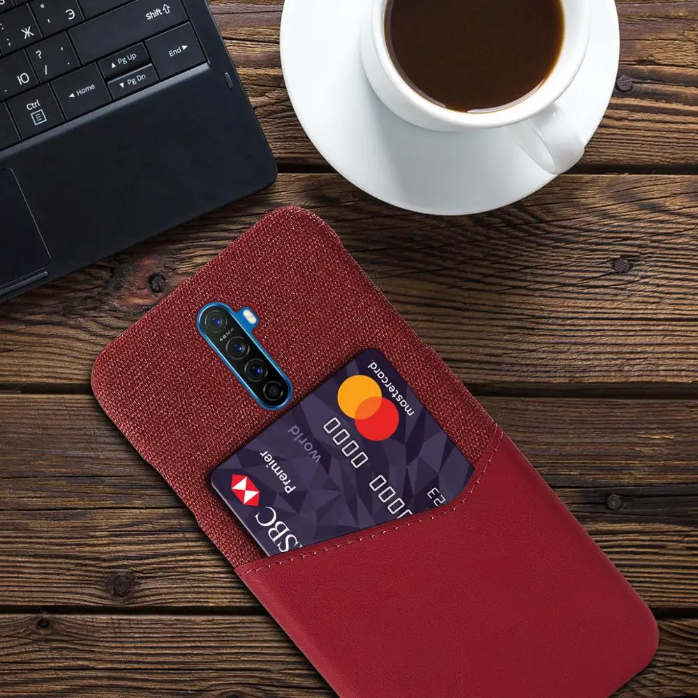 Чехол Mofi Realme X2 Pro для Oppo Realme X2Pro, чехол на заднюю панель, жесткий кошелек для карт, карман, защита, Real Me X2 Pro, перчатка, чехол
