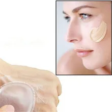 1 шт силиконовый спонж для макияжа лица, круглая силиконовая воздушная подушка, пудра, спонж для макияжа, спонж для влажной и сухой косметики