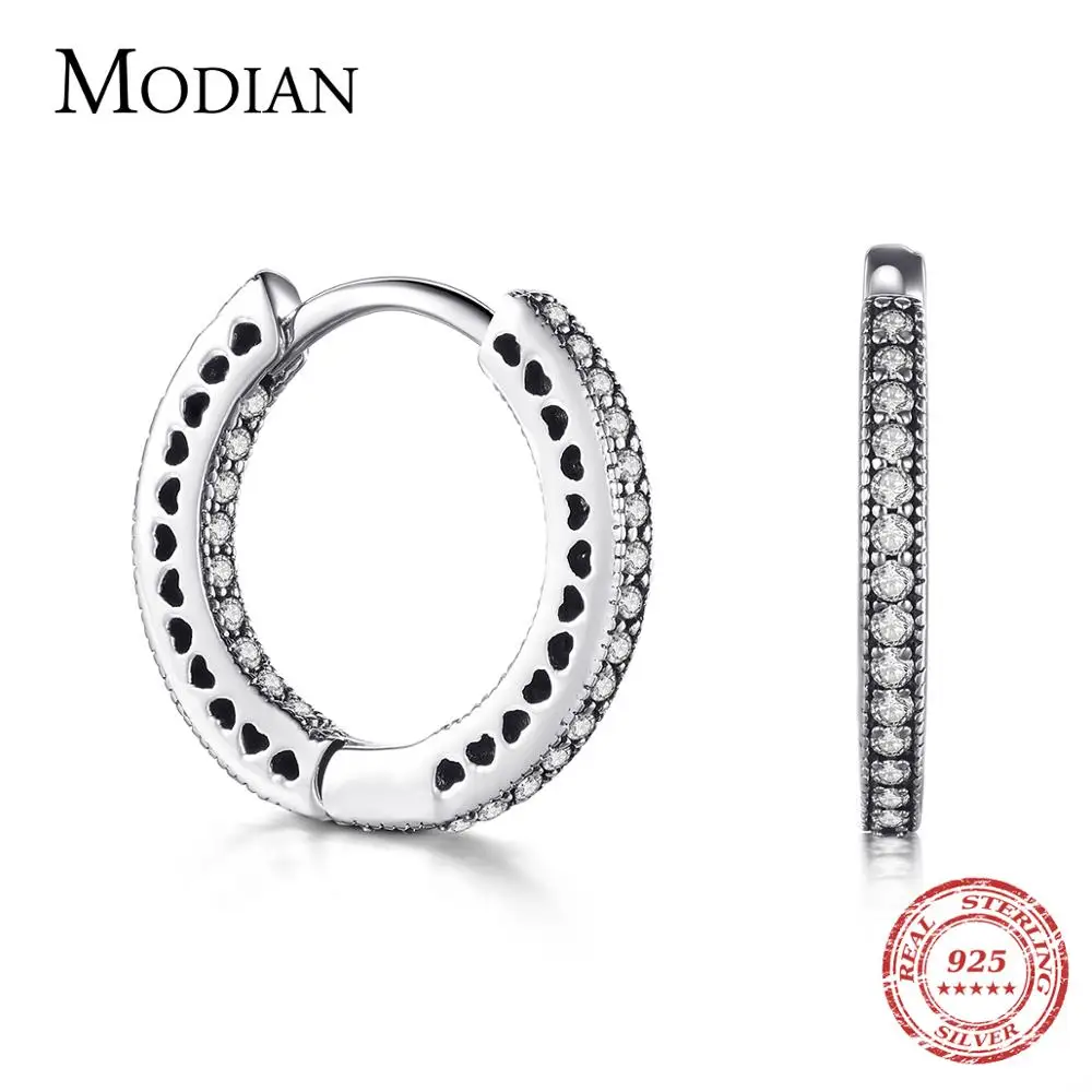 Серьги кольца женские из серебра 925 пробы с фианитом|hoop earrings|heart hoop earringsheart hoops |