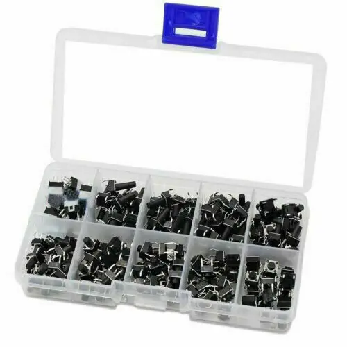

Micro-Momentane tactile switch Tactile Bouton-poussoir Micro-Momentary Tact Assortiment Kit (6x6 B G9S7
