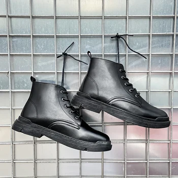 

Martin's boots 2020 Autumn winter British versatile high top Martin's boots style short boot men's shoes winter boots men