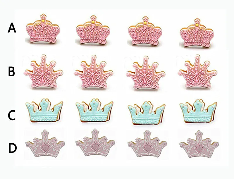 Королевская корона глазурь набор штамп форма для печенья и блинов печенья резак кухонные инструменты из нержавеющей стали скидка купон выпечки помады