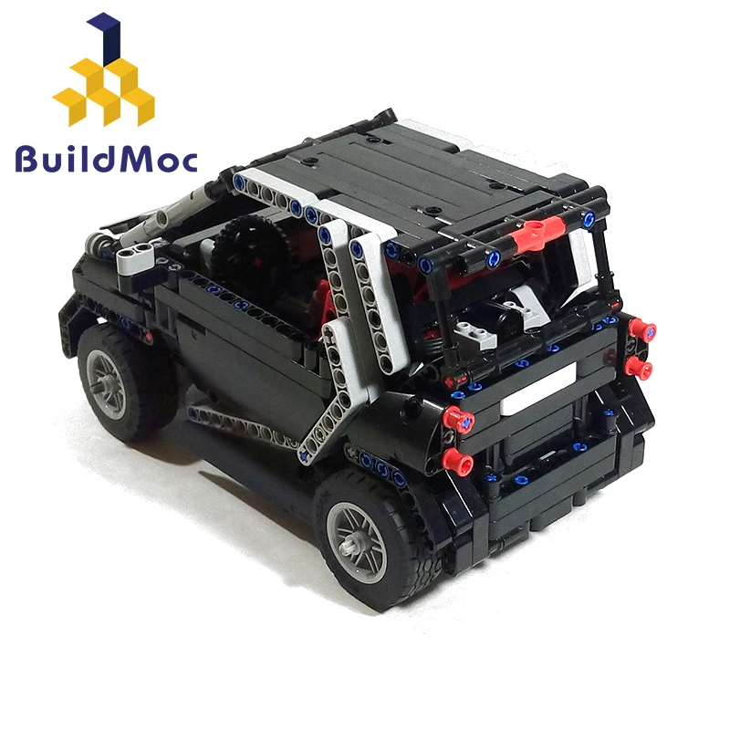 BuildMOC Новый Technic Smart Fortwo автомобиль подходит модель автомобиля строительные блоки