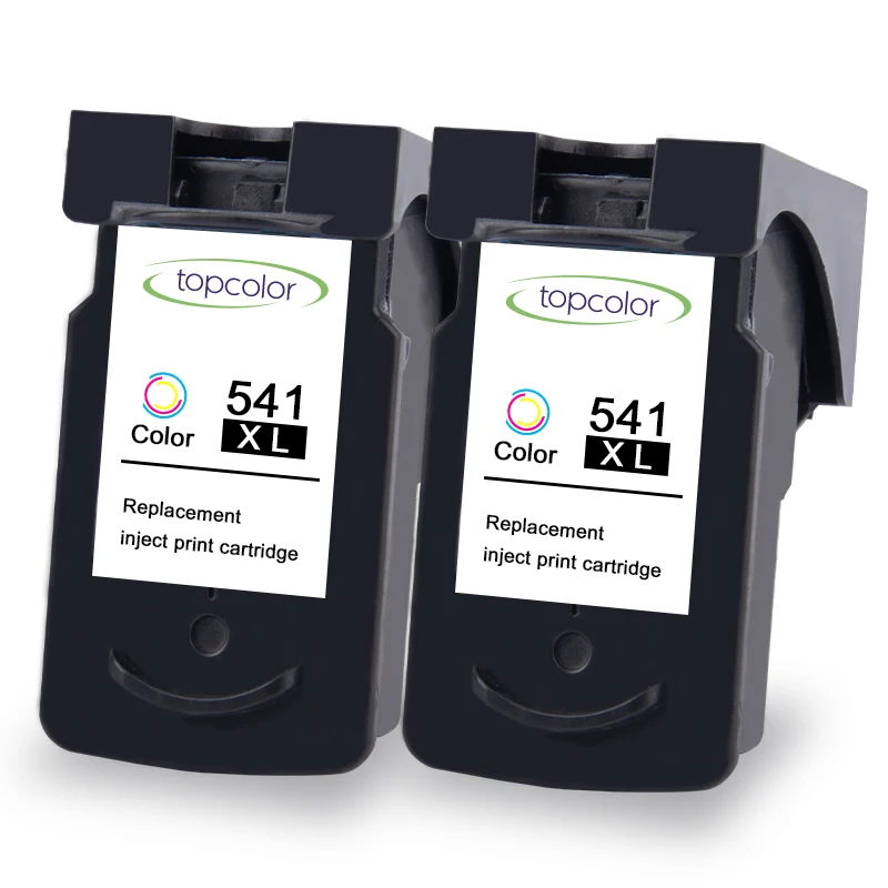 2pcs-541XL-Color Topcolor 540 541 XL Черный чернильный картридж для Canon PG540 CL541 чернильная коробка Pixma TS5150 5151 MX375 MG2150 2250 3100 для принтера Canon - Цвет: 2pcs-541XL-Color