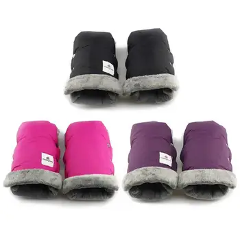 

2pcs Waterproof Pram Accessory Stroller Mitten Winter Warm Gloves Hand Muff