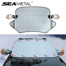 Защита от снега для автомобиля, защита от снега, защита от снега, защита от льда, козырек, защита от солнца, защита лобового стекла, защита от снега для автомобилей