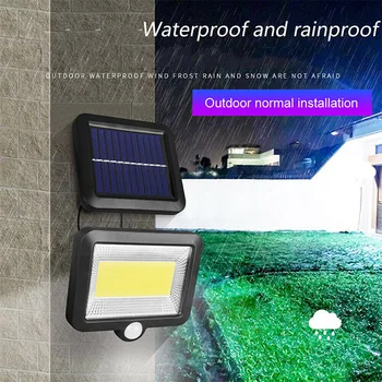 

100 LED Solar Power Motion Sensor Floodlight Outdoor Garden PIR Light FAS6