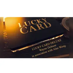 Lucky Card Deluxe от Wayne Dobson & Alan Wong волшебные карты трюки иллюзии карты пророчество выбранная карта Magia Magic Fun