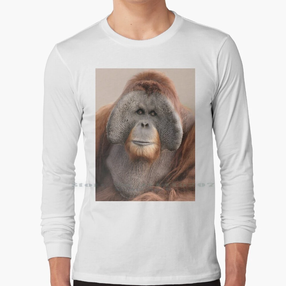Endangered Sumatran Orangutan T Shirt 100% Pure Cotton Sumatran Orangutan  Orangutan Male Orangutan Orangutans Red Hair Primate| | - AliExpress