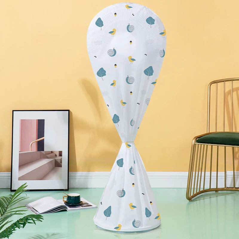 All-inclusive Floor-standing Fan Dust-proof Cover Simple Printed Pattern Household Fan Cover Universal Electric Dust