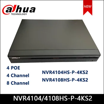 

Dahua POE NVR NVR4104HS-P-4KS2 NVR4108HS-P-4KS2 4/8 Channel Compact 1U 4PoE 4K&H.265 Lite Network Video Recorder