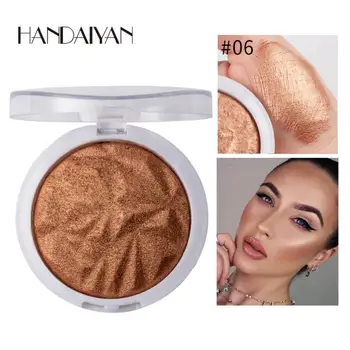 

HANDAIYAN Facial Highlighter Bronzers Palette Makeup Face Contour Shimmer Powder Illuminator Highlight Cosmetics