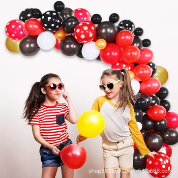 

115pcs latex balloon chain set birthday party decoration balloon supplies package combination party home colorful balloons