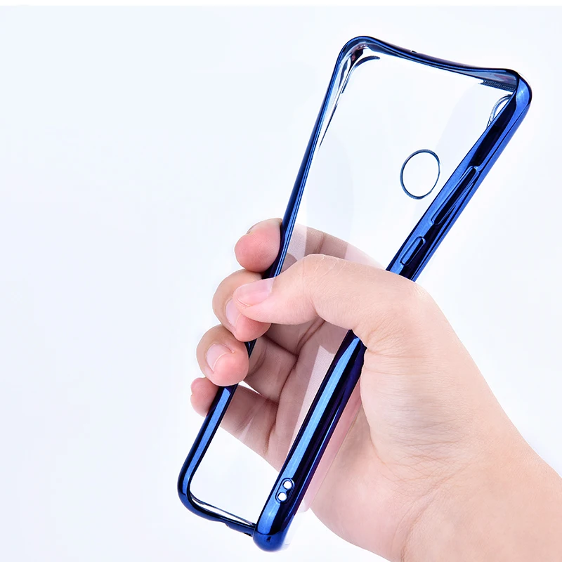 Plating Case for Huawei P8 P9 P10 P20 Lite P30 Pro Honor 20 9 10 8X 7X 7A 7C Nova 3i 3 Mate Back Clear TPU Cover Shell |