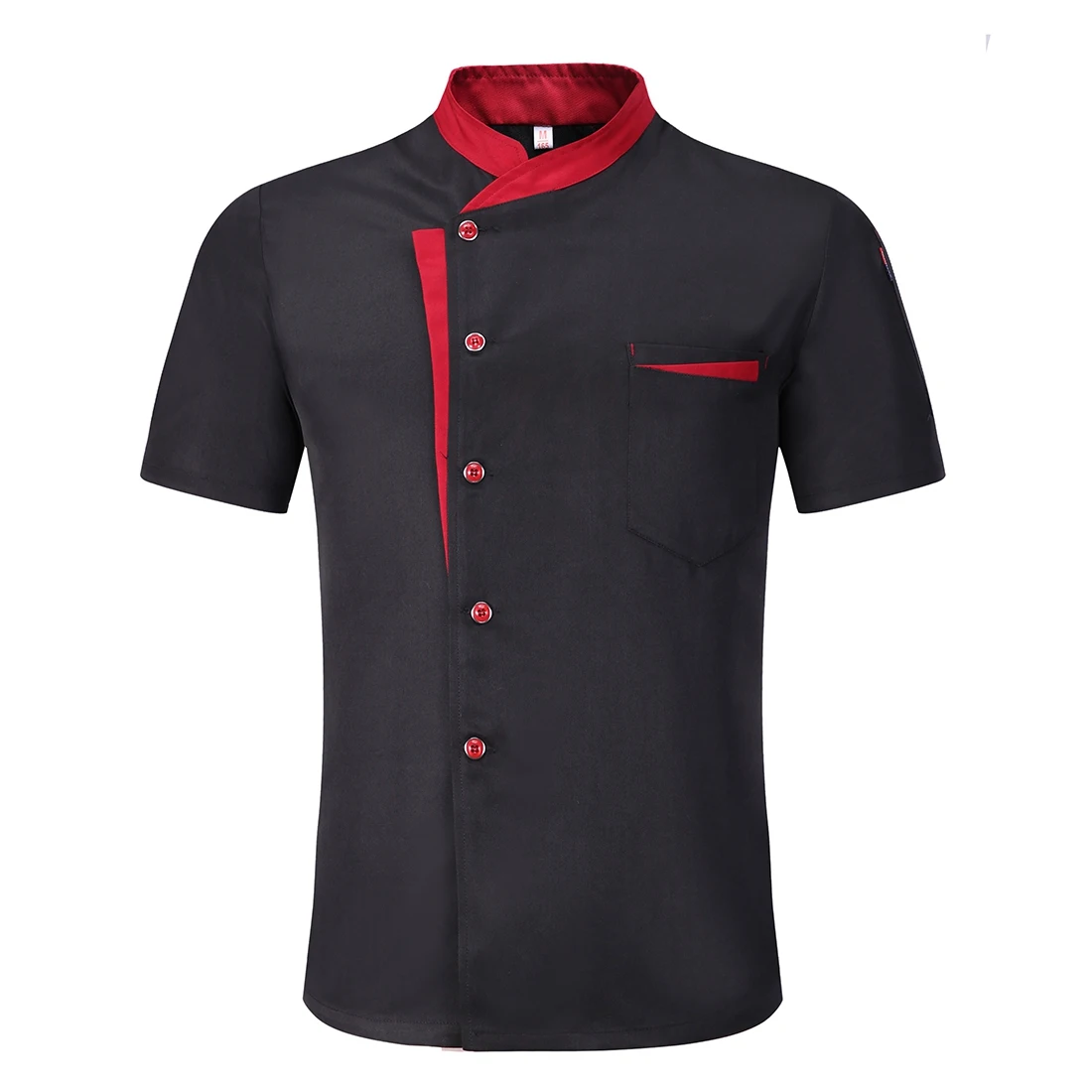 Горячая Распродажа, униформа шеф-повара, унисекс, с коротким рукавом, униформа для ресторана, рубашки для отеля, кухни, одежда для приготовления пищи, куртка шеф-повара для пекарни