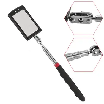 

New Portable Inspection Mirror Car Bottom With Light Telescopic Detection Mirror Led Inspection Magnification Car Repair Tool